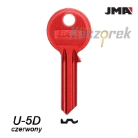 ~ JMA 131 - klucz surowy aluminiowy - U-5D czerwony